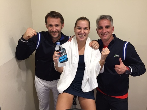 Oborvská radosť Dominiky Cibulkovej s trénerom Matejom Liptákom