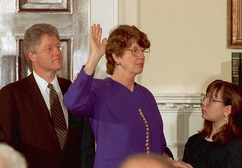 Janet Renová a Bill Clinton