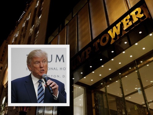 Donald Trump a jeho sídlo Trump Tower