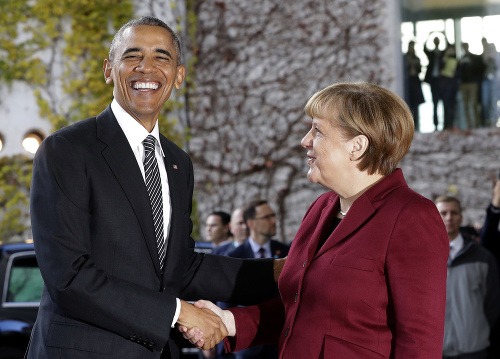 Barack Obama a Angela Merkelová