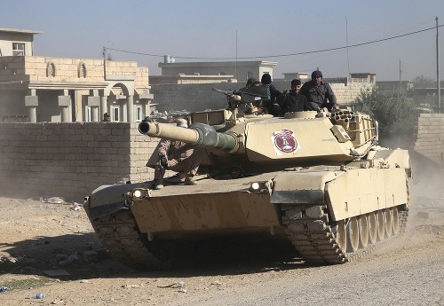 Iracké bojové jednotky v Mósule.