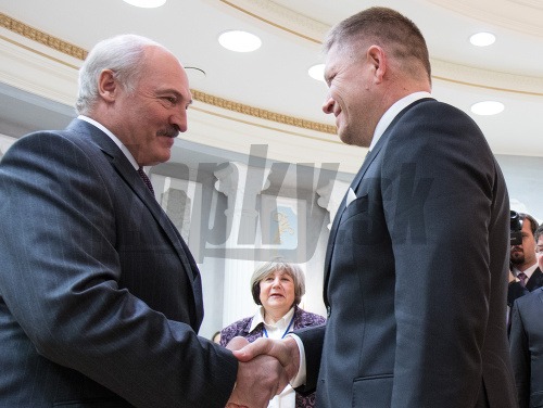 Robert Fico s Lukašenkom