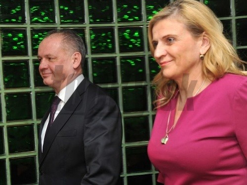 Andrej Kiska a Jana Vaľová