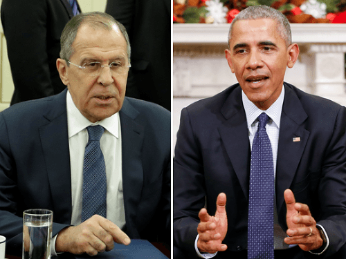 Sergej Lavrov a Barack Obama