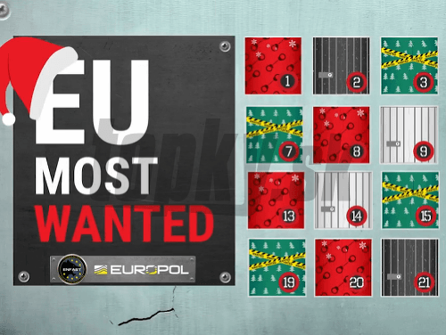 Europol vydal unikátny adventný kalendár