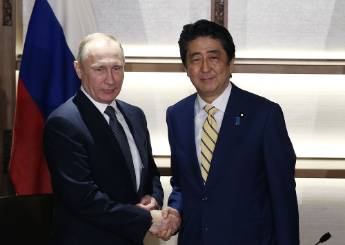 Vladimir Putin a Šinzó Abe