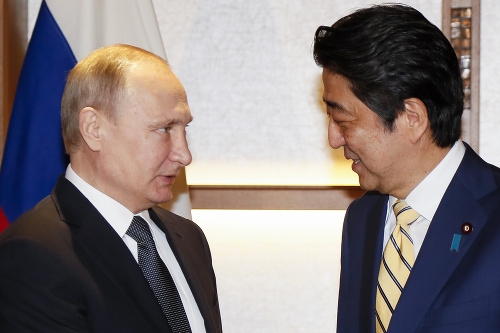 Vladimir Putin a Šinzó Abe