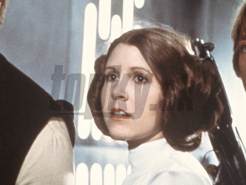 Carrie Fisher ako princezná Leia 