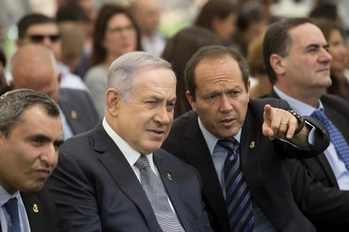 Benjamin Netanjahu so starostom Jeruzalema Nir Barkat