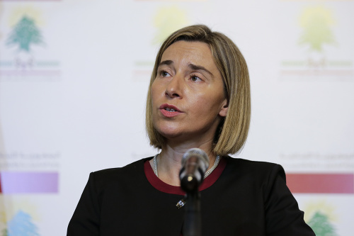 Šéfka európskej diplomacie Federica Mogheriniová.