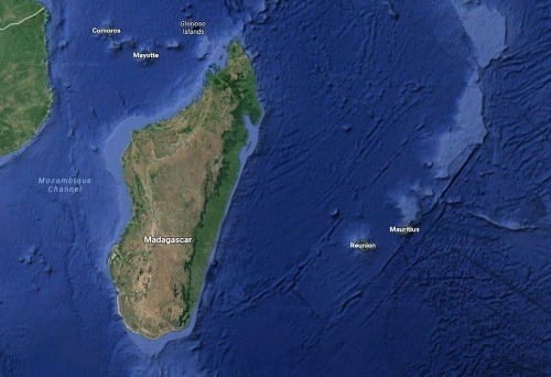 V týchto miestach sa nachádzala Maurícia.