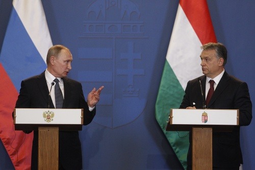 Vladimír Putin a Viktor Orbán