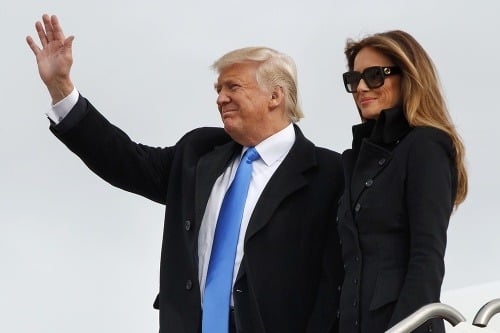 Donald Trump s manželkou Melaniou