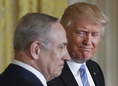 Donald Trump a izraelský premiér Benjamin Netanjahu