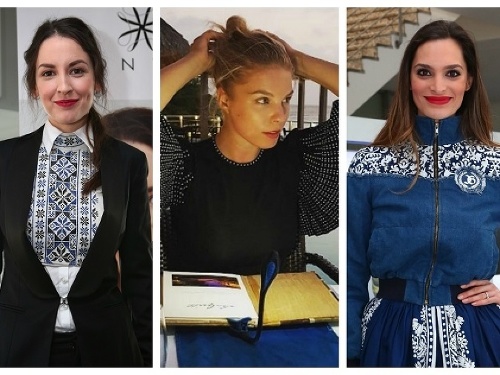 Slovenské celebrity v šatách inšpirovaných folklórom