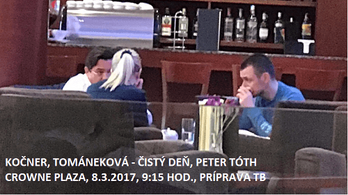 Marian Kočner, Peter Tóth a vtedajšia riaditeľka resocializačného centra Čistý deň Zuzana Tománková.