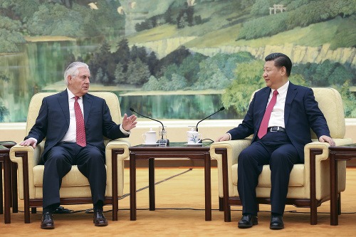 Rex Tillerson a Si Ťin-pching