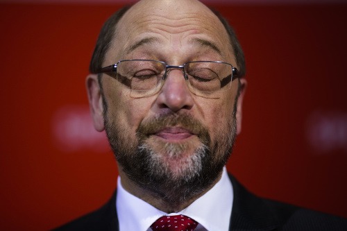 Martin Schulz sa z prehry neraduje.