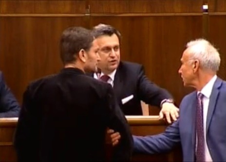 Igor Matovič sa neudržal pri predsedovi parlamentu.