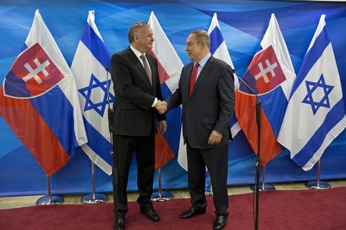 Andrej Kiska sa stretol s Benjaminom Netanjahuom