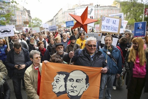 Maďari protestovali proti ruskému vplyvu