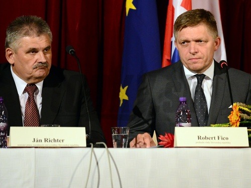 Ján Richter a Robert Fico.