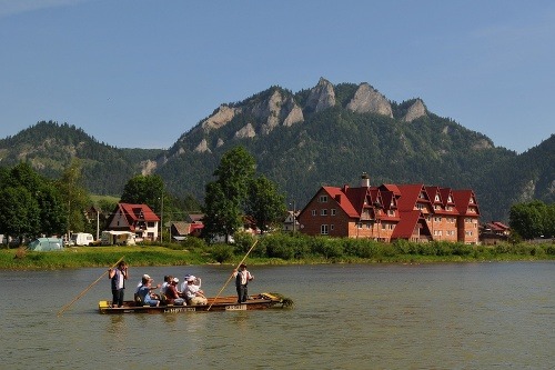 Pltníci na rieke Dunajec