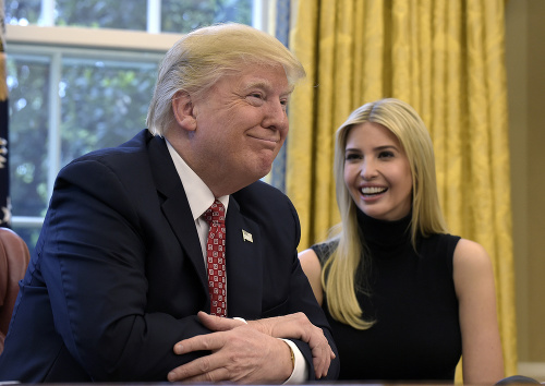 Donald a Ivanka Trumpovci