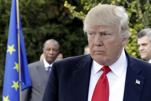  Americký prezident Donald Trump na summite lídrov skupiny G7.