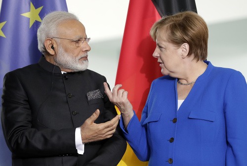 Angela Merkelová, Narendra Modi
