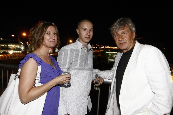 Jakub Kroner s rodičmi Jakub Kroner s rodičmi