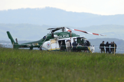 Vyšetrovanie pádu vrtuľníka rezortu