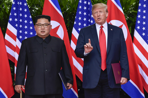 Donald Trump a Kim