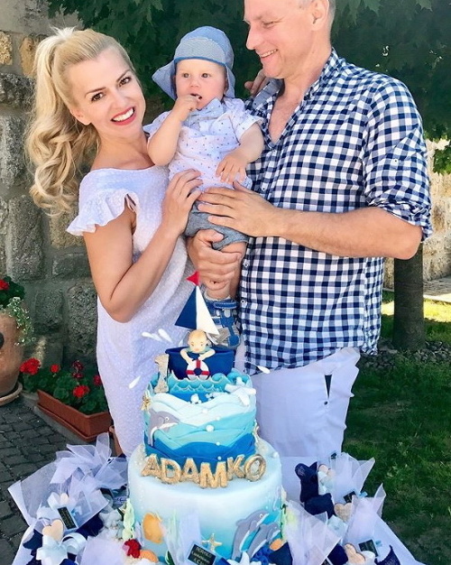 Zlatica Puškárová a Patrik Švajda oslávili v máji prvé narodeniny ich druhého synčeka Adama. 