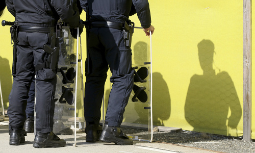FOTO Cvičenie rakúskej polície