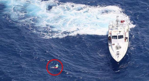 Ruskú turistku zachránila loď agentúry Frontex. 