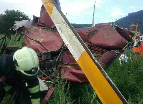  The fall of the helicopter at Veľkom 