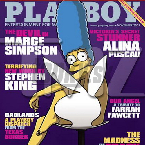 Marge Simpson na obálke Marge Simpson na obálke