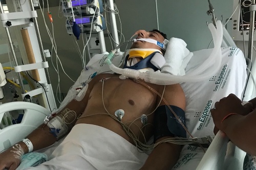 Richard B. (26) je hospitalizovaný v štátnej nemocnici Son Espases v Palme.