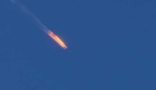 Zostrelenie ruského vojenského lietadla: