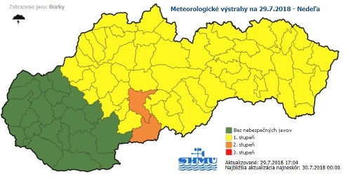 Slovensko čaká spaľujúca nedeľa: