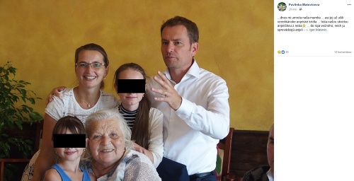 Igor Matovič s rodinou