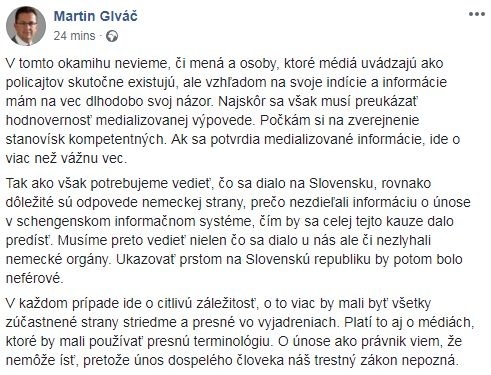 Status Martina Glváča