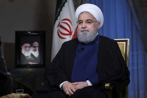 Iránsky prezident Hasan Rúhání 
