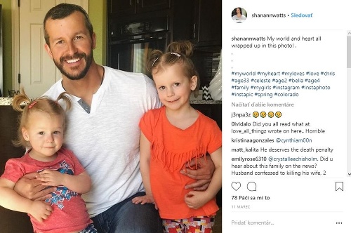 Christopher Watts s dcérami