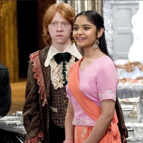 Afshan ako Padma Patilová vo filme Harry Potter a Ohnivá čaša.