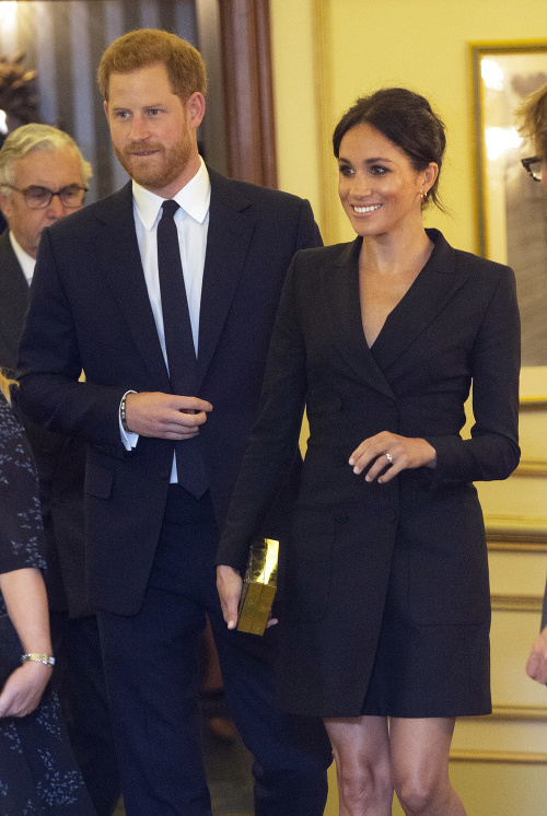 Princ Harry s manželkou Meghan. 