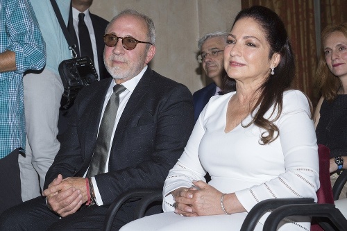 Gloria Estefan s manželom. 