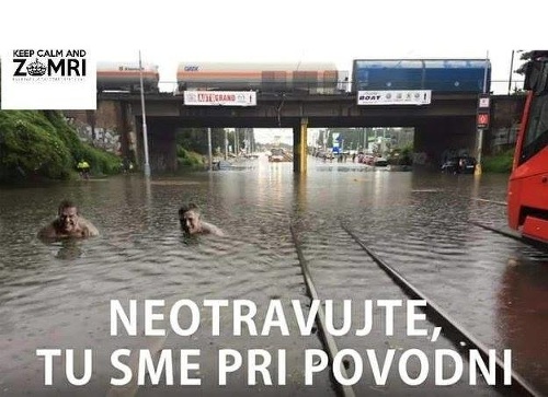Potopa v Bratislave zaplavila