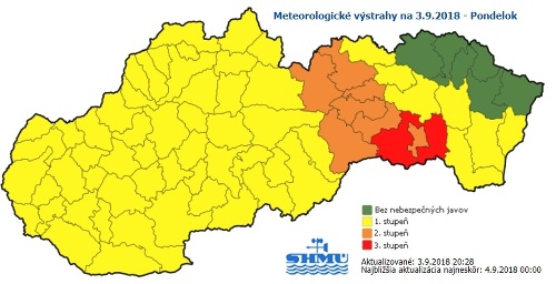 Búrky opäť trápia Slovensko: